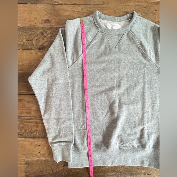EVERLANE The Classic French Terry Crew in Gray Closet Staple Oversized Sz XXS - Picture 10 of 12